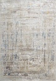 Dynamic Rugs GOLD 1353-875 Cream and Silver and Gold and Blue